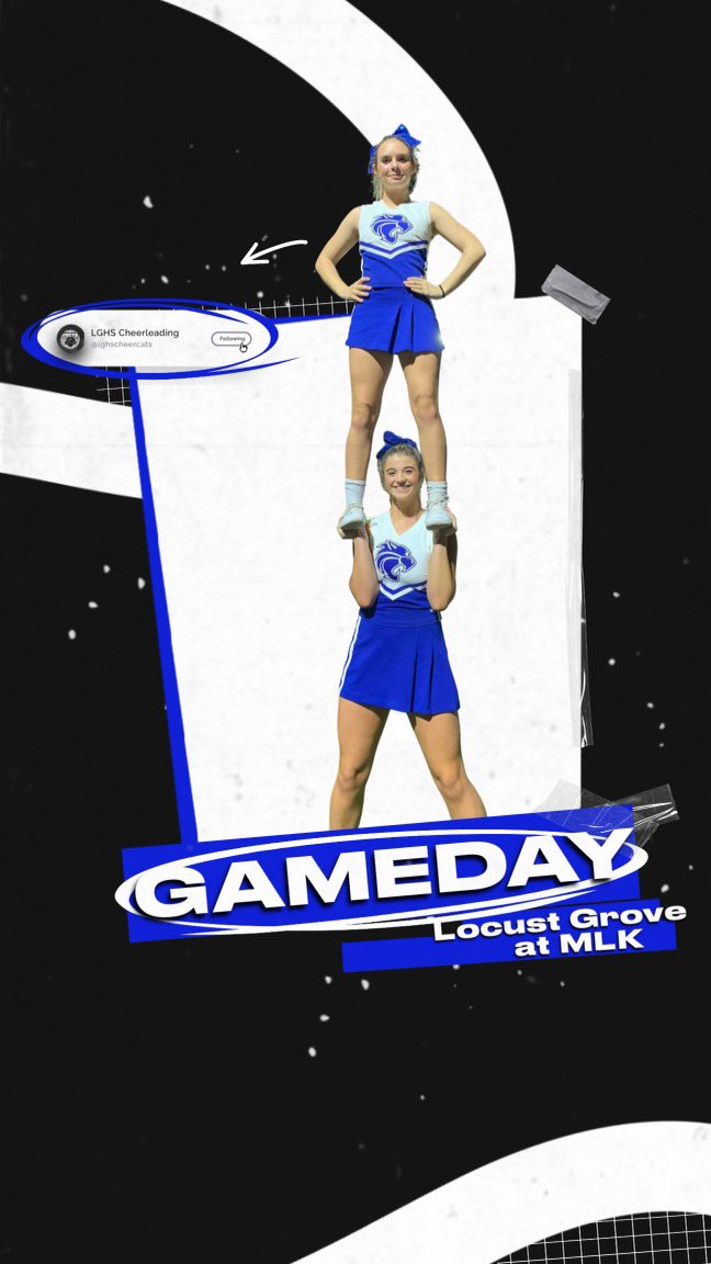 lgcheercats's tweet photo. Game Day is our favorite day!! Go Cats!! 💙#TRUEBLUECATS @jaycicarroll @mom24jays @CoachAHarris21 @LGHSFootball @LGHS_HCS @LGHS_Athletics @Ing1204Ing https://t.co/9cifkHpIMc