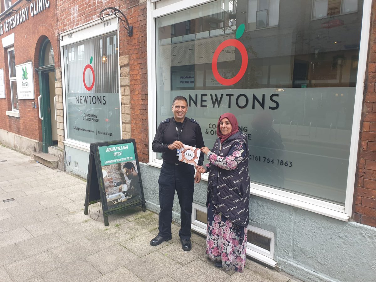BameProject's tweet photo. Thank you to @PSAbsHussain for the  Hate Crime training, we are pleased @BameProject are registered as Hate Crime reporting centre at @NewtonsCoWo
Let's make Bury a Safer Place &amp; hate free👊🏼
@chrishillgmp @GMPBuryNorth @BuryCouncil @chr1swoodhouse  @BuryTimes @Heywoodharriet_ https://t.co/zQXnYMxIOO