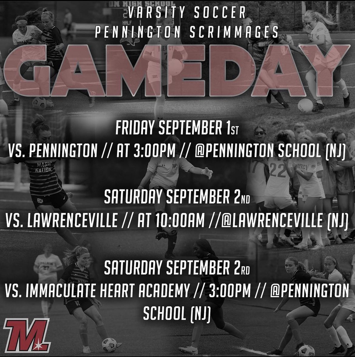 HobikMackenzie's tweet photo. GAMEDAY!! We kick off today at 3️⃣!
🔥🪄✨@MagicAthletics @TheSoccerWire @ImCollegeSoccer https://t.co/tnI45DcVm0