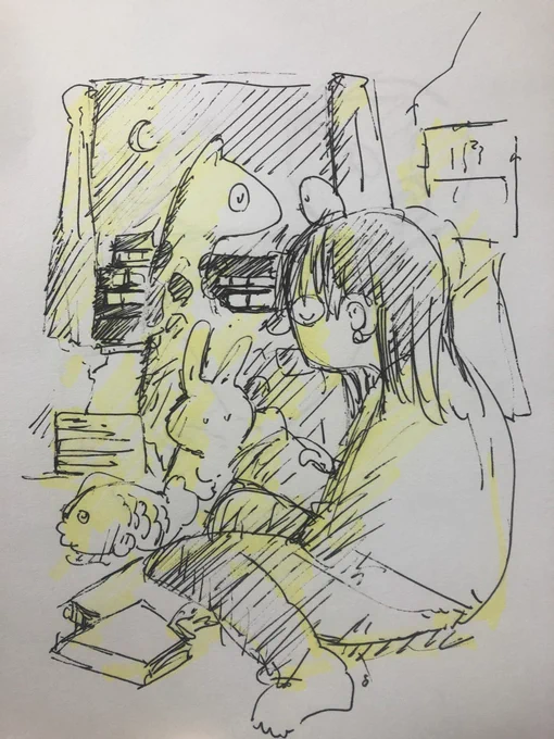 本を開くと沢山寄ってくる 孤独じゃなくなるね 