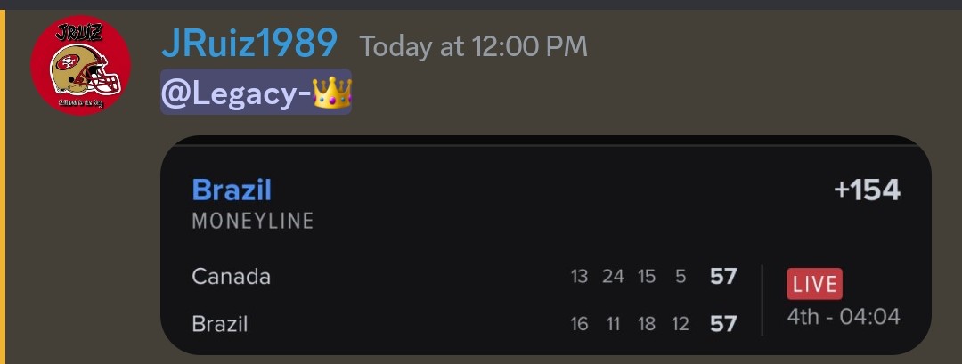 <a href="/jose_ruiz89/">Jose Ruiz</a> &amp; <a href="/PhishyyPicks/">Phishyy</a>
Started the morning off lighting up the live section over at <a href="/LegacySports101/">Legacy Sports Consultants</a> discord.

#GamblingX