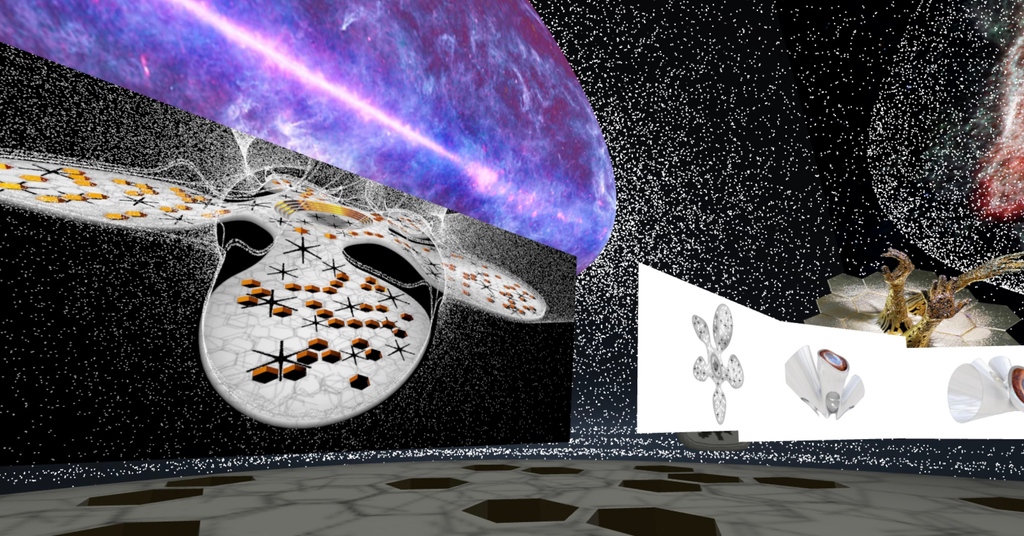 📈Sketches and diagrams of plans to renovate the VR space are better when you meet in VR! 📈🦾🤖We want this new VR experience to be reminiscent of the 2022 space but also feel brand new and like an extension of the project