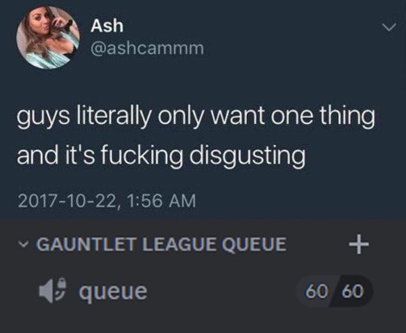 gauntletleague's tweet photo. https://t.co/Se5gBNXxLx