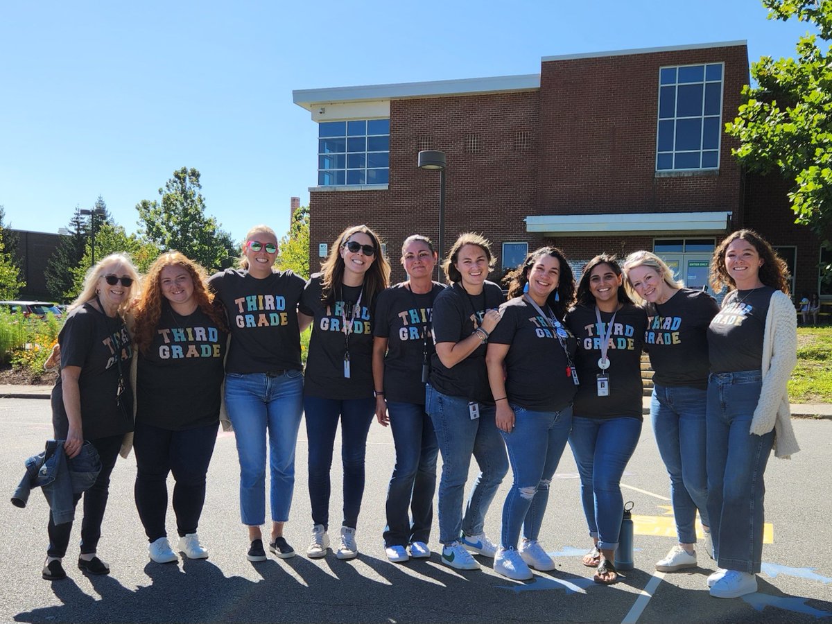 Third Grade North-side showing their love for each other today! Can't wait to get a full team pic next time we wear our team t's! #wiltonwayct #wpscmsocial