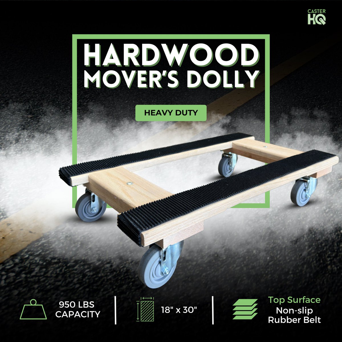 🚚 Moving heavy furniture? Make it easier with our premium Wooden Furniture Dollies! Solid red oak, 950 lbs capacity, and non-slip rubber belts for secure transportation. Upgrade your moving game with #CasterHQ! Check it out here: bit.ly/WoodFurnitureD… #MovingSolutions