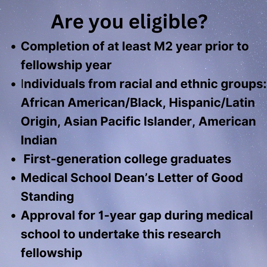 🔥Are you M3, M4 Apply to <a href="/AHNSinfo/">AHNS</a> $10,000 Dr. Eddie Méndez Diversity URiM Fellowship!

🎯Share with M3, M4 &amp; program coordinators!

Exposure to Head &amp; Neck Oncologic Surgery.

Research period is 12 mos.- begins June 2024.

🔗ahns.info/dr-eddie-mende…

#m3 #M4 #MedicalStudents