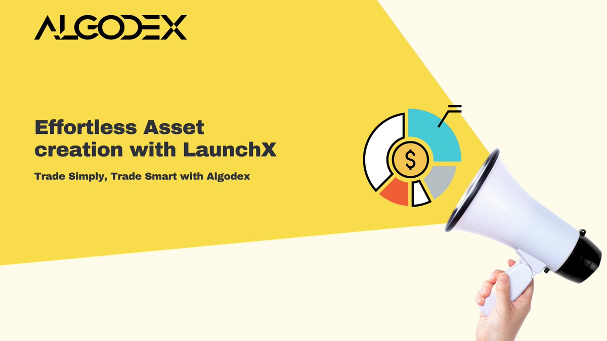 With Algodex LaunchX, Token Creation Becomes an Effortless Journey Where Simple and Easy Pave the Way for Innovation. Start Turning Your Ideas into Tokens Today!

Join Now - app.algodex.com/launchpad/crea…