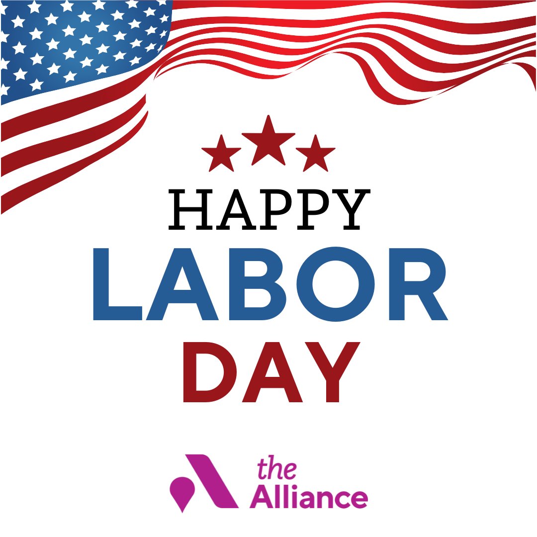 Happy Labor Day! Today constitutes a yearly national tribute to the contributions workers have made to the strength, prosperity, and well-being of our country. #thealliance #opportunity4all  #laborday