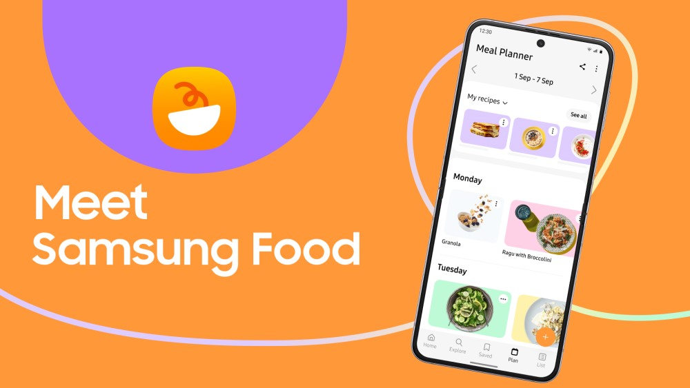devx97's tweet image. Samsung's rolled out a slick new AI-powered food and recipe app in over 100 countries and 8 languages. Packed with 160,000+ recipes, it'll help you discover dishes, whip up meal plans, order ingredients, and cook along with step-by-step guides.