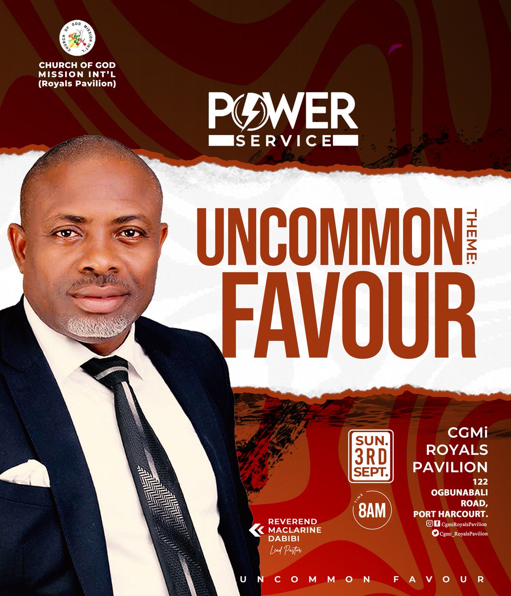 Royals_Pavilion's tweet photo. Thou shalt arise, [and] have mercy upon Zion: for the time to favour her, yea, the set time, is come.

Hallelujah beloved, it's your season of uncommon favor.
God has orchestrated men from far and near to bless you.

See you in church!

 See details on Flier. https://t.co/JJ7x8R7Lt9
