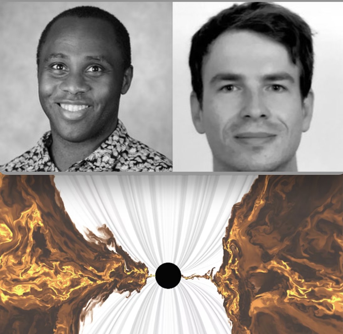 Congrats 👏 to @ehtelescope colleagues @RAnantua & @BartRipperda on being part of the collaboration awarded 2.5 Million $ by the Simons Foundation @SimonsFdn to investigate the 'Extreme Electrodynamics of Compact sources' like EHT-related BH applications Simulation: Ripperda+2022