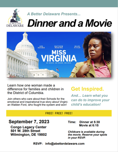 abetterdelaware's tweet photo. As the end of summer approaches and our children head back to school, A Better Delaware will focus on education issues. We plan to spread awareness regarding academic performance, school funding, school choice, discipline, security, absenteeism, etc. https://t.co/tCqi1g98c2