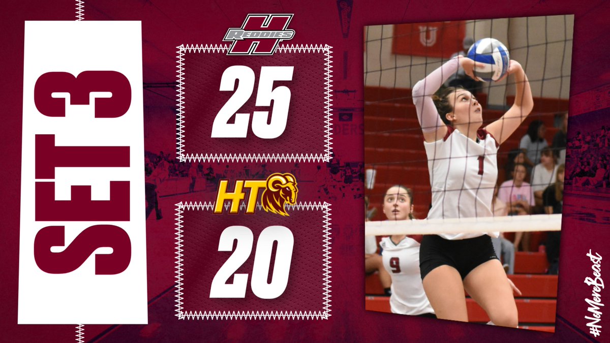 Henderson completes the sweep to open its 2023 season with a 25-20 third set! 👊👊👊

The Reddies will face Angelo State tonight at 6 p.m. for their second game of the Kathleen Brasfield Invitational.

#NoMereBeast