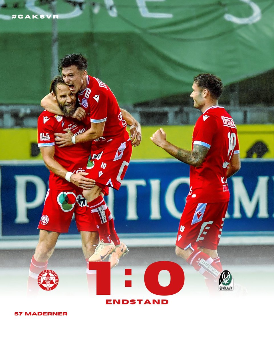 grazerak's tweet photo. Schlusspfiff! Wir holen uns enorm wichtige Punkte 💪🏻 #GAKSVR #grazerak #LigaZwa https://t.co/TmxCD97hBQ