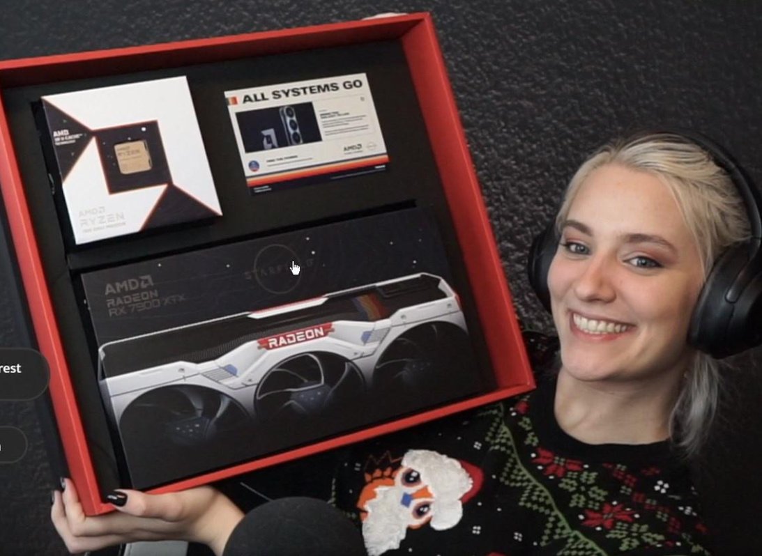 AAAAAAAAAAAAAAAAAAAAAAA
@StarfieldGame and @AMD have BLESSED ME WITH THIS!! (gleam link in the replies)

AMD created 500 Limited Edition Starfield Radeon™ RX 7900 XTX and Ryzen™ 7 7800X3D processor gift packs and partnered with me to give one away! #GameOnAMD #AMDPartner