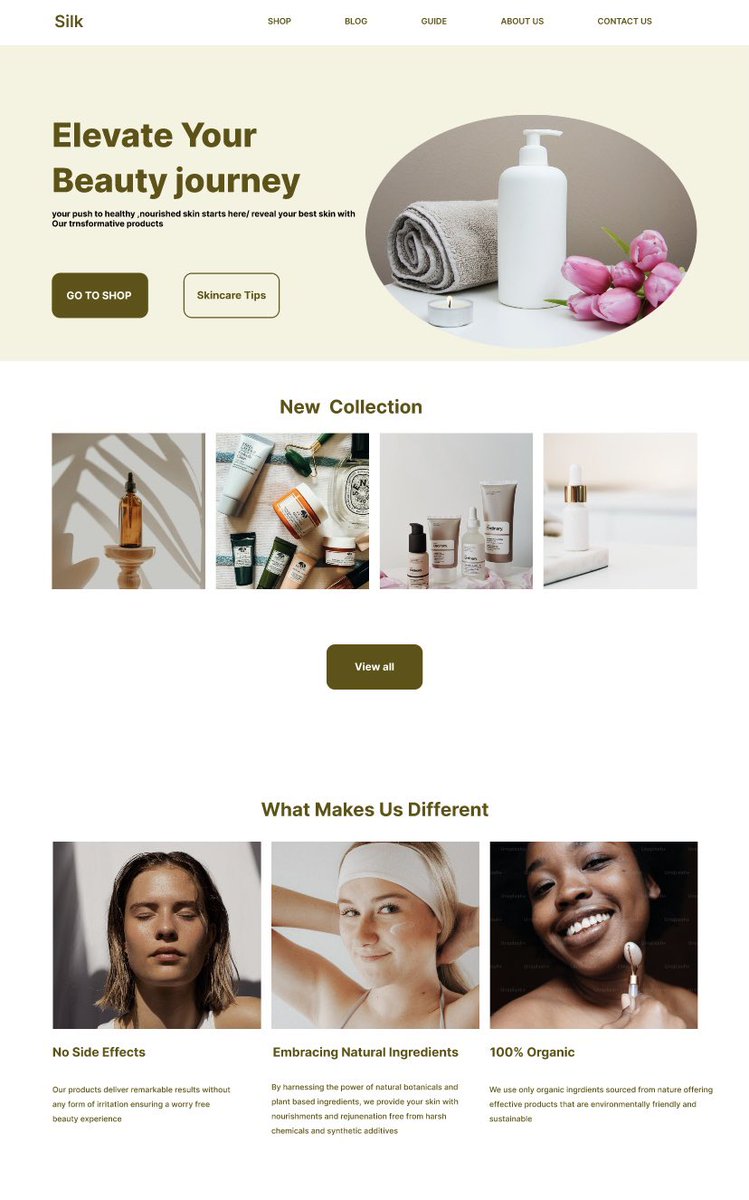 ORaodat's tweet photo. Skincare Landing page
So proud of my growth👏👏🤗🤗
Open for internship opportunities 🔥🔥👌💯💯
#uidesign #BBNaijaAllStars #productdesign #landingpage #Webdesign #UIUX https://t.co/felQOEUSlS