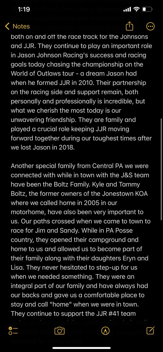 Jason Johnson Racing tweet media