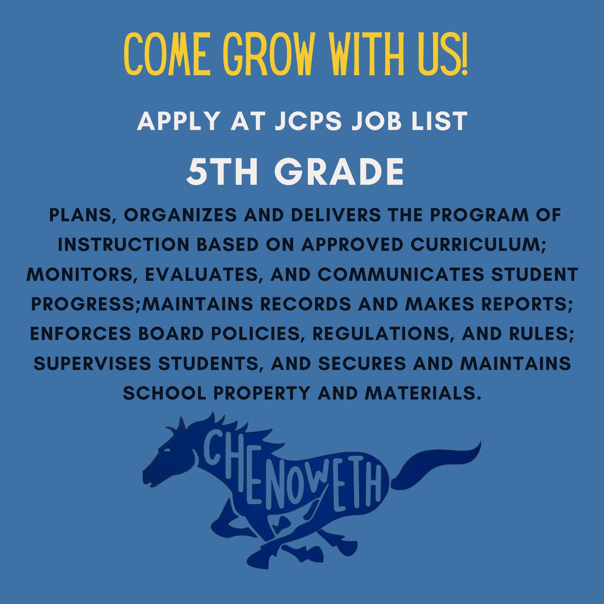 Come join our team &amp; grow with us! 8:40 Start Time 💙