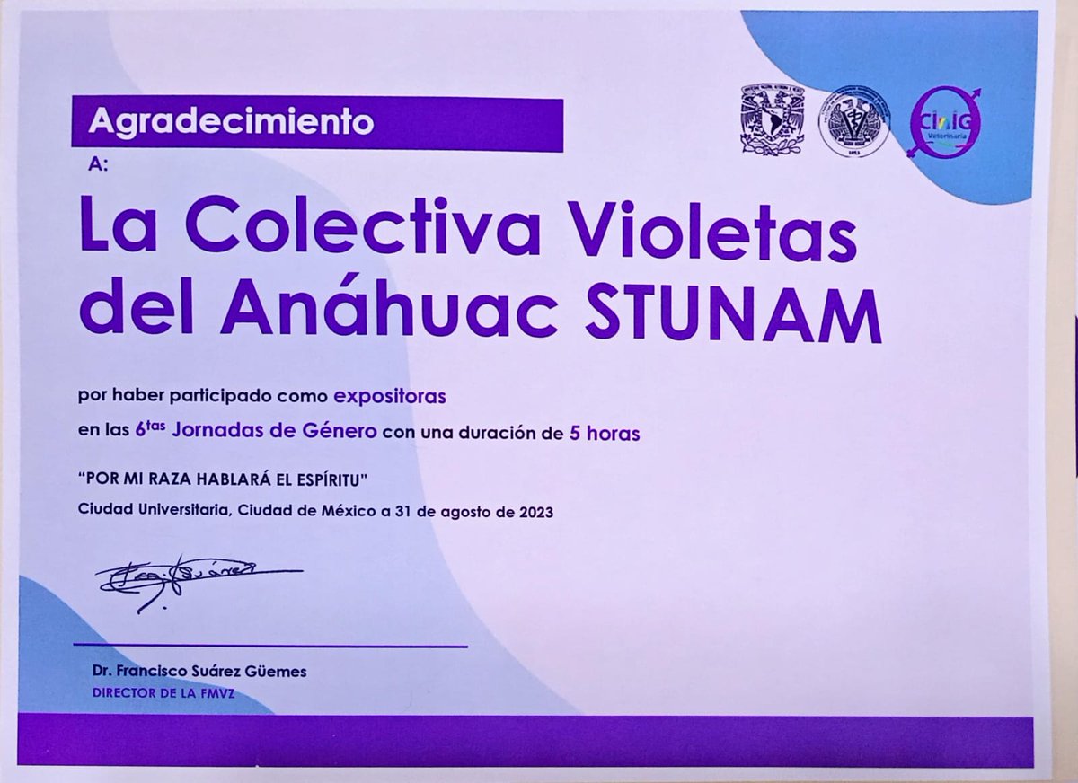 violetastunam's tweet photo. Grata experiencia con las compañeras de la CiNiG Facultad Veterinaria sumando trabajo y esfuerzo hacia una cultura libre de violencia!
Exponer y sensibilizar desde la dramaturgia y la actuación, provocó y movió emociones 💜🟣✨
#pintandodevioleta #violetasenaccion #stunamgenero https://t.co/gF6e0NYoWi