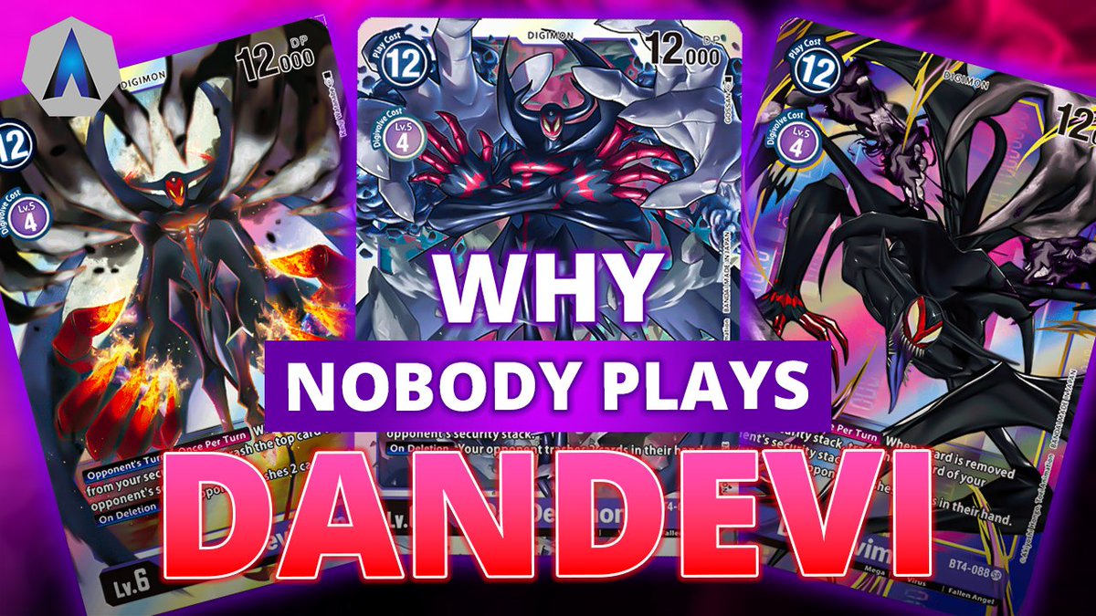 AVAULT7's tweet photo. #Devimon is known to be on the classic villains in the #Digimon series. Today, I am going to dive deep to analyze and talk about the #DanDevimon line to answer why nobody plays the card or deck anymore?
https://t.co/QgeMoUq2l9
#digimoncardgame #digimontcg #digimoncard https://t.co/vcMiMbwV9V