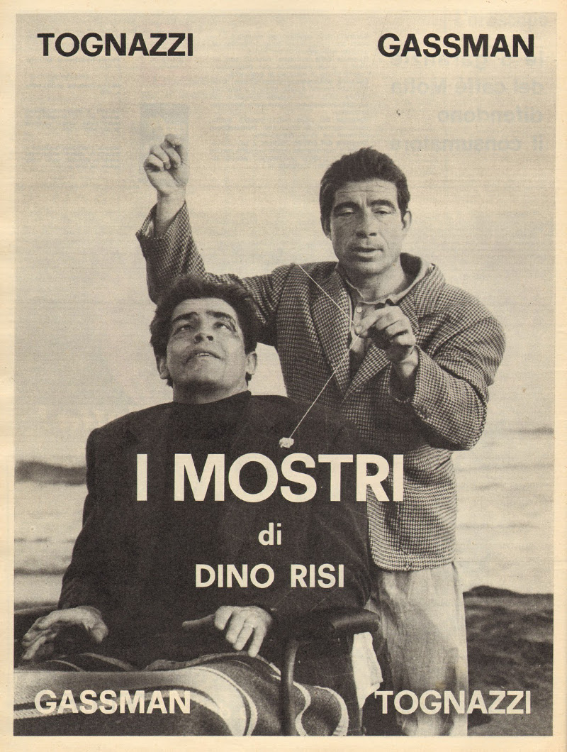 Non bisogna mai dire di sì, ricordalo. Mai! Sempre di no. Perché con un no ti spicci, con un sì t'impicci!

Dino Risi, I mostri, 1963.

#dinorisi #VittorioGassman #ugotognazzi