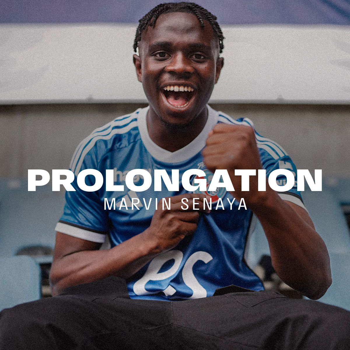 RCSA's tweet photo. ✍🏼 #MercatoRCSA | Marvin Senaya a prolongé son contrat de deux ans au Racing Club de Strasbourg Alsace !