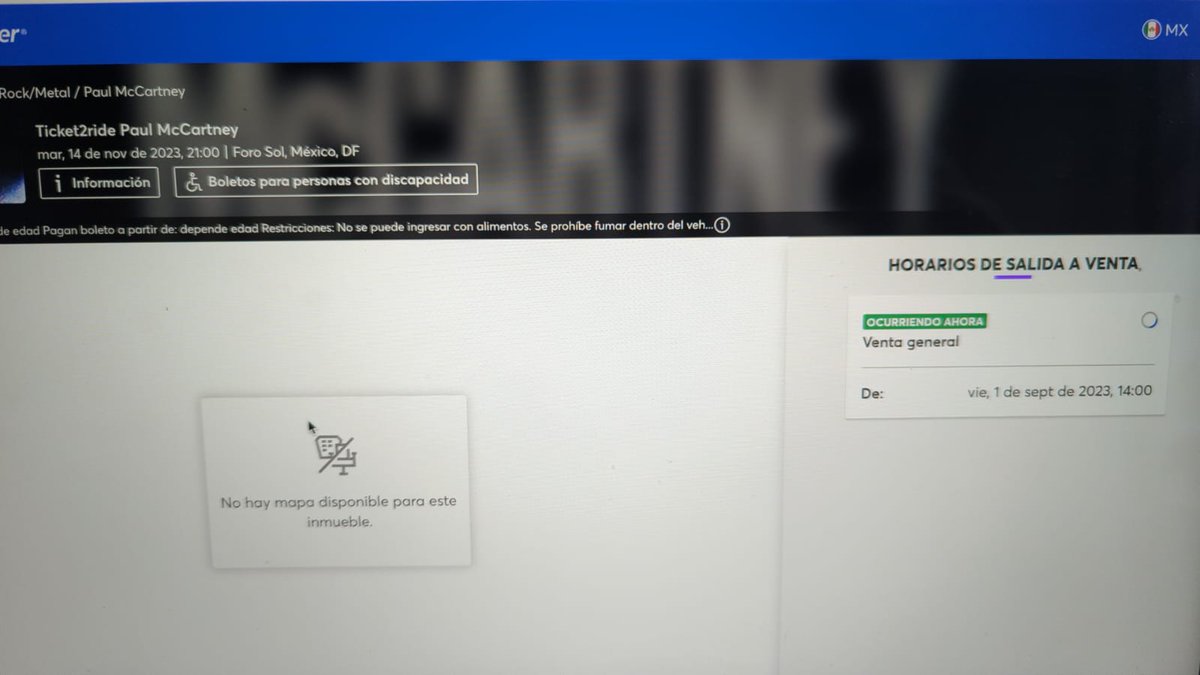 Luis_Ivan's tweet photo. @samuelpablors @Ticketmaster_Me Me pasó igual, entré al foro virtual a la 1:47pm, después pasó a la fila y me dio el número 100, después se quedó cargando y cargando para elegir. Finalmente me dijo que no había boletos. Un fraude! https://t.co/Hgy8ZsnvzJ