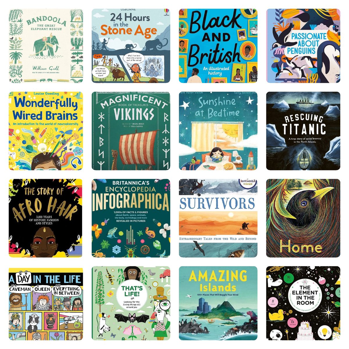 melissacreate15's tweet photo. I've had huge pleasure of working with a small number of primary schools to help them build up collections of high quality non-fiction texts. Here's a selection for all ages, from 4 to 12 years. Maybe one of your favourites is here? @LTeacher123 @Rosemarycalm #ReadersthatCare https://t.co/punpdWQSCt