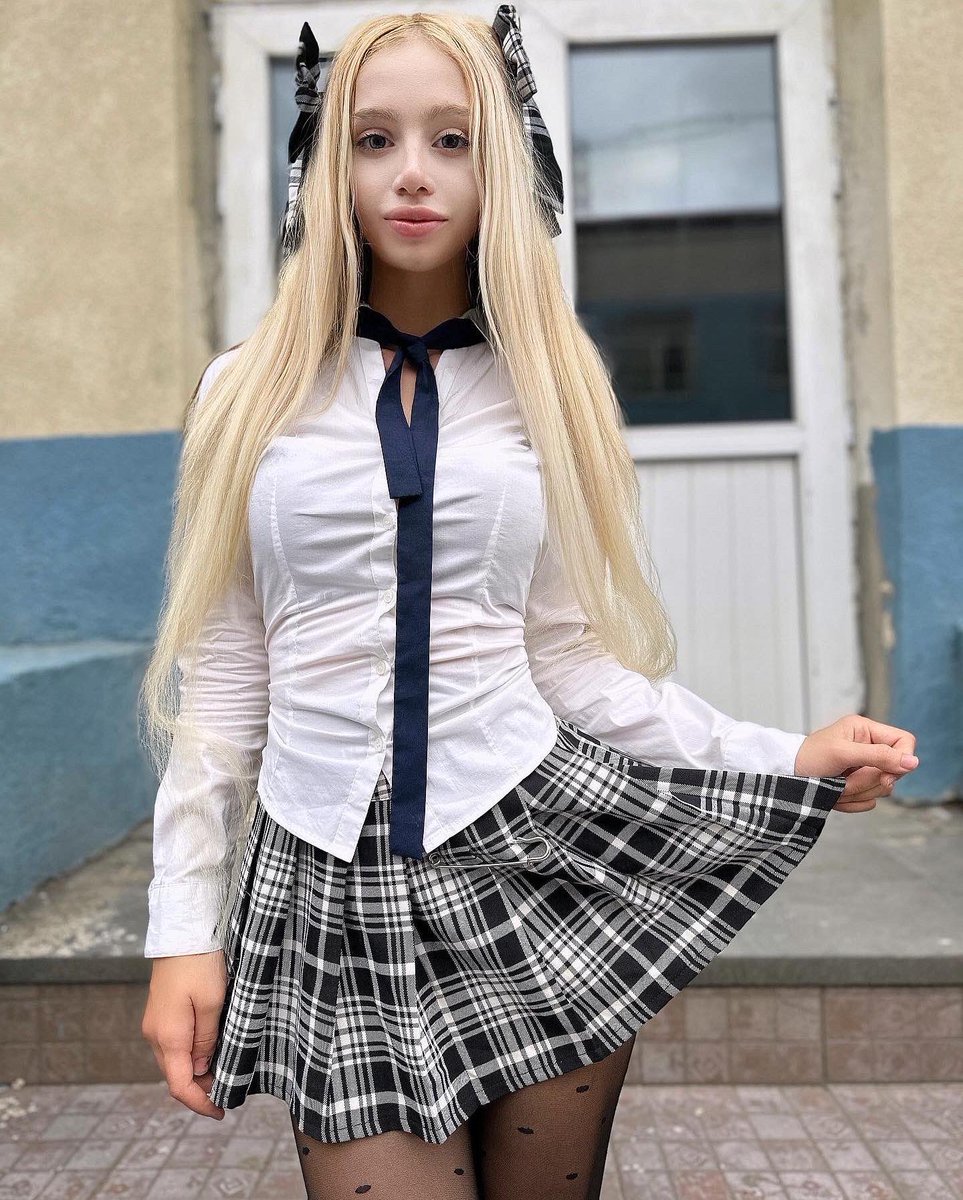 from September 1💕🎓🏫💋#1september #1Sept  #uniform #school #schoolday #blondgirl