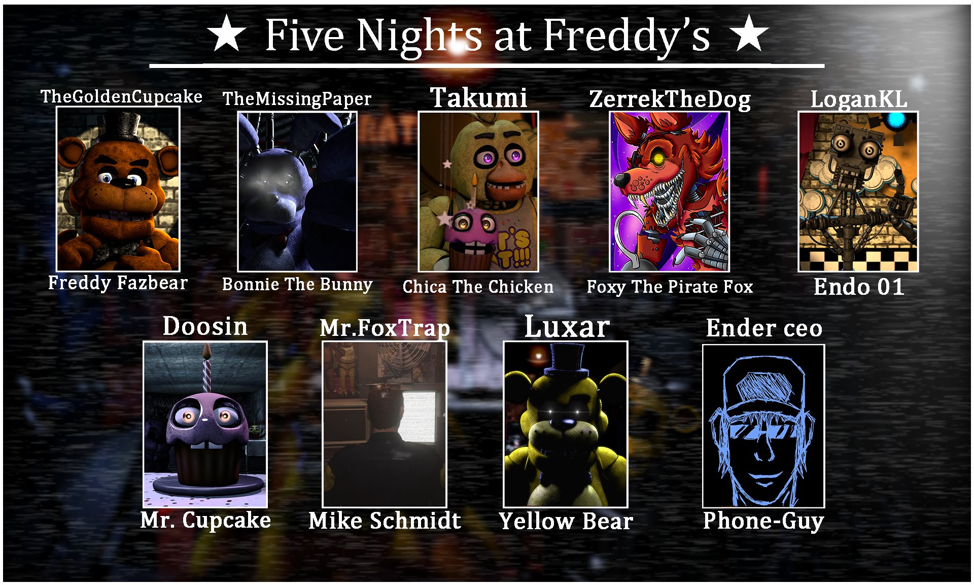 Vanny and Glitchtrap Mugshot : r/fivenightsatfreddys