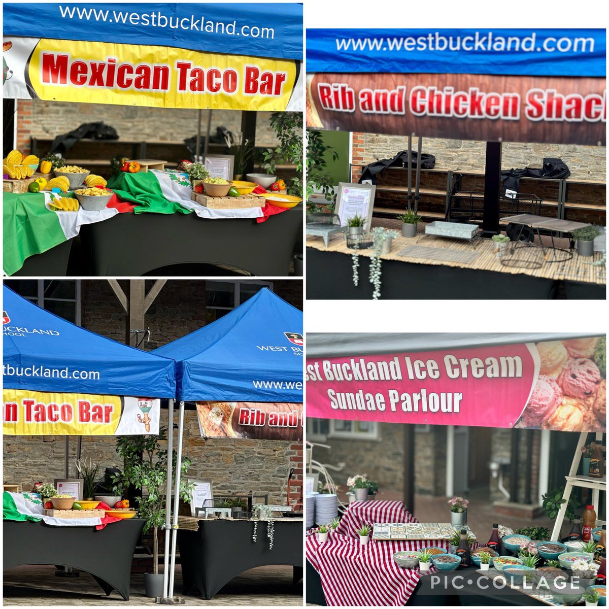 HHatWBSchool's tweet photo. Street food feast to welcome back the boarding community @WestBuckland tonight! 
Huge effort by everybody involved, well done 👏 
@andyholderHH @gordon_cox84 @MATTHEWPEARCE77 @SamDraper55 @MelanieBeal6 @JaymieBainbrid1 https://t.co/yd0agOjiP4