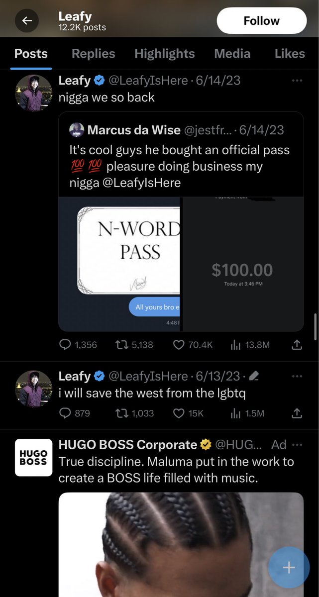 @RpsAgainstTrump @AntiToxicPeople @Support @salesforce @MarketingCloud @Dreamforce Maybe @HUGOBOSS is also trying to appeal to racist people? 🤷‍♂️🤦‍♂️