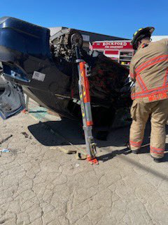 Fun Fact Friday: <a href="/RockfordFire/">Rockford Fire</a> has 3 Extrication Companies (Engines 4, 8, &amp; 11).  Pictured are members of Engine 11 training at the junkyard earlier today.  This is just one of the many specialties that your Local 413 members are trained in. #extrication #junkyard #alwaystraining