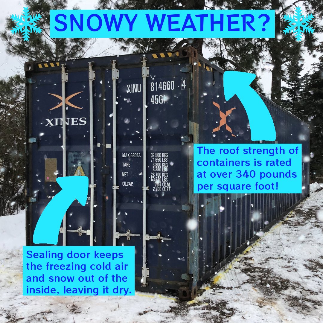 _DRYBOX's tweet image. It may not be winter (yet) but its time for some holiday container facts! For perspective, the average car roof can support 20 pounds per sq ft 😱#shippingcontainer #modifiedcontainer #onetrip #shippingcontainers #shippingcontainerhomes