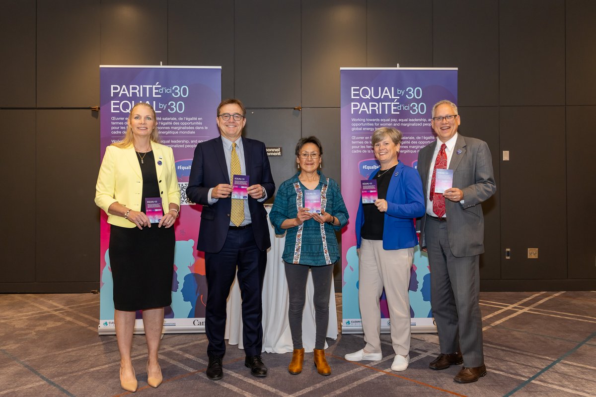 At #EMMC2023, Minister Wilkinson is pleased to join his colleagues in advancing gender equality in the energy sector through the #EqualBy30 Campaign. We’re excited to continue working together.

Learn more: equalby30.org