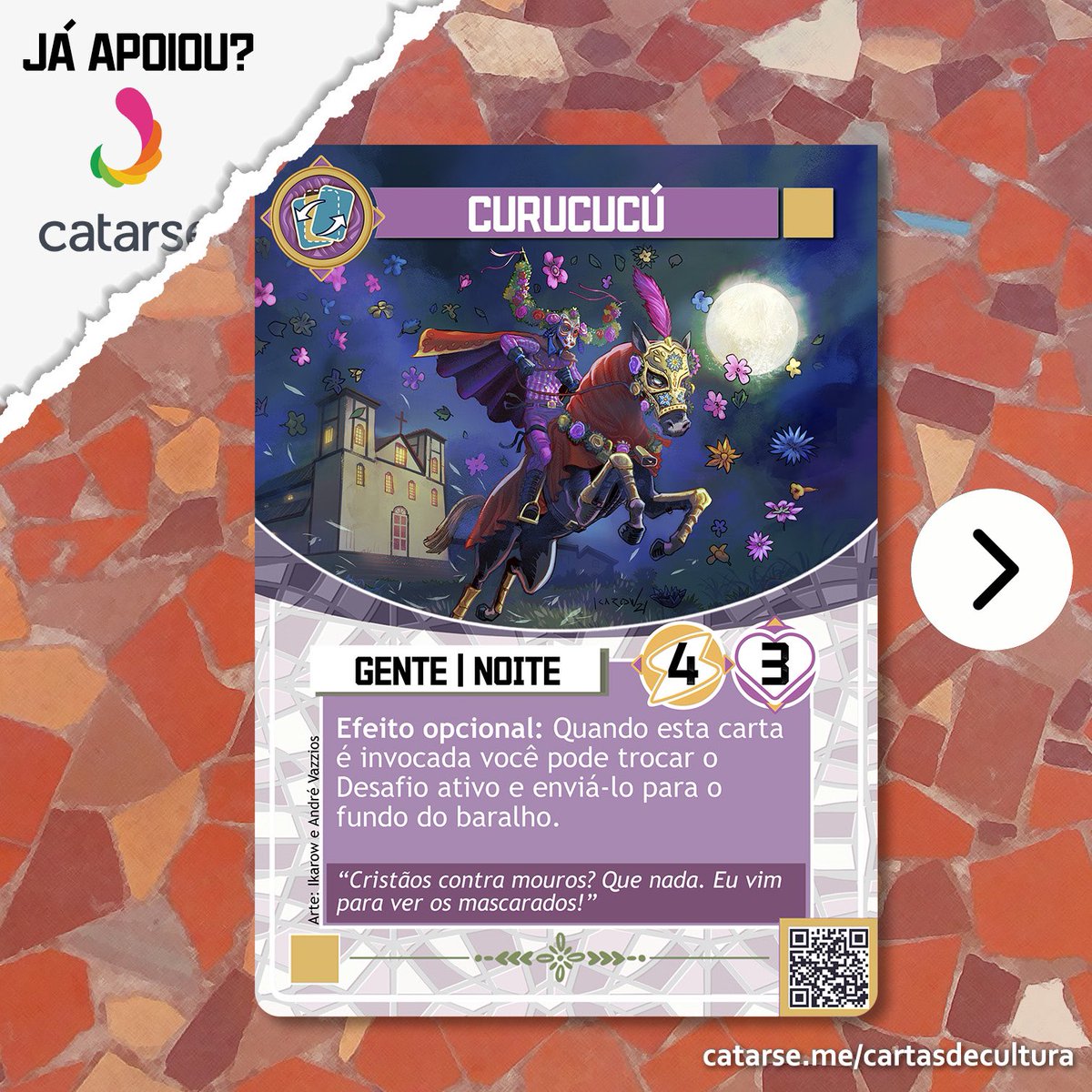 Oi pessoal, vou participar e falar um pouco da arte do Curucucu para o cardgame Poranduba, amanhã, partir das 16hs.. não perca!