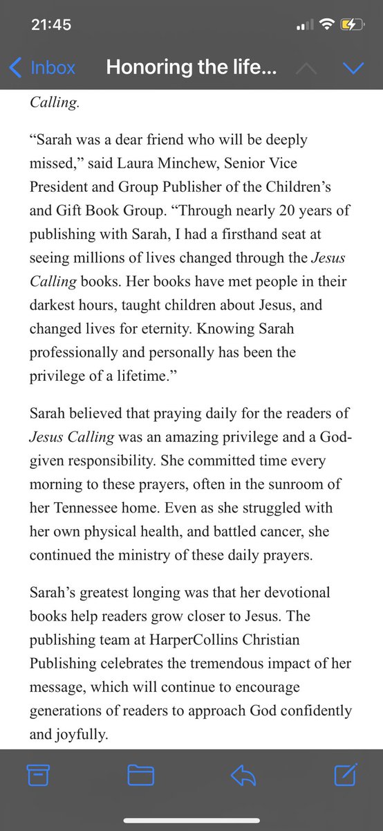 Sarah Young 🥺🤍🕊️ 

#JesusCalling #JesusListens #JesusAlways