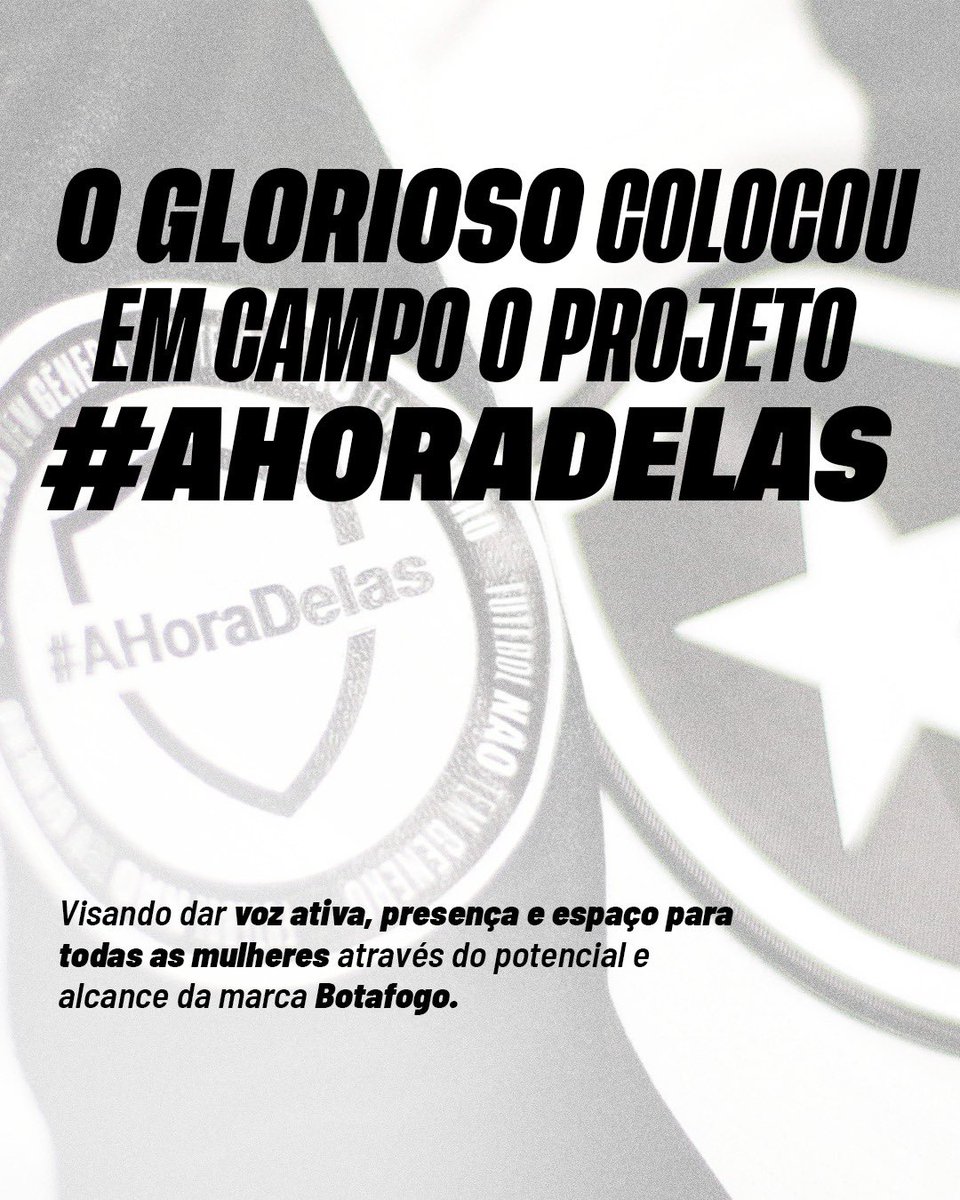 EstNiltonSantos's tweet photo. A HORA DELAS! ⚽🏟️
 
Com o objetivo de manter o Niltão um espaço mais seguro para todas as mulheres, foram implementadas algumas parcerias para promover a conscientização do enfrentamento à violência contra a mulher e a valorização do público feminino no esporte. https://t.co/ckhPSz8Ahl