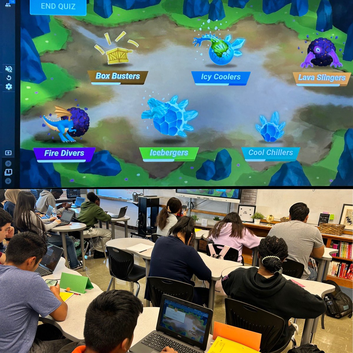 michelleshory's tweet image. ✨You could hear a pin drop as they focused on their current events quiz in @LumioSocial! #JCPSDigin #JCPSML ✨