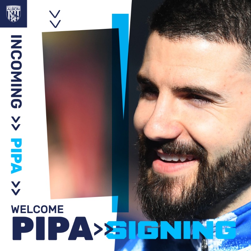 WBA's tweet photo. We are delighted to announce the signing of Pipa on a season-long loan deal from Ludogorets! ✍️
Welcome, @gnzavila! 🇪🇸