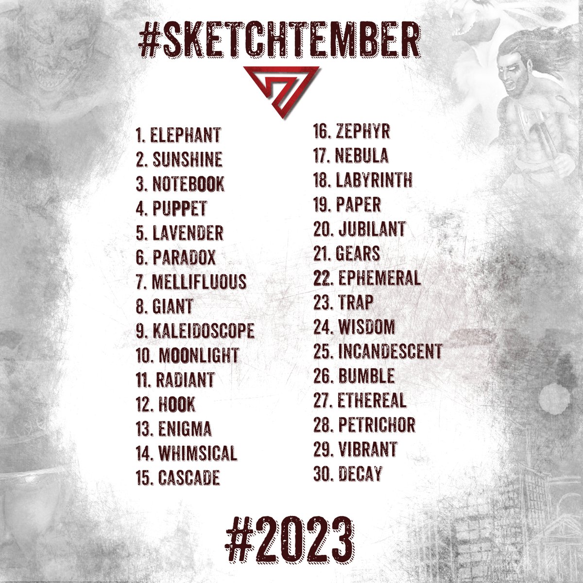 RED7Comics's tweet photo. Its the 1st day of #Sketchtember2023. Check in with RED7 every day in September to see us turn our prompts into some awe-inspiring character designs! https://t.co/BgN6F68sfA