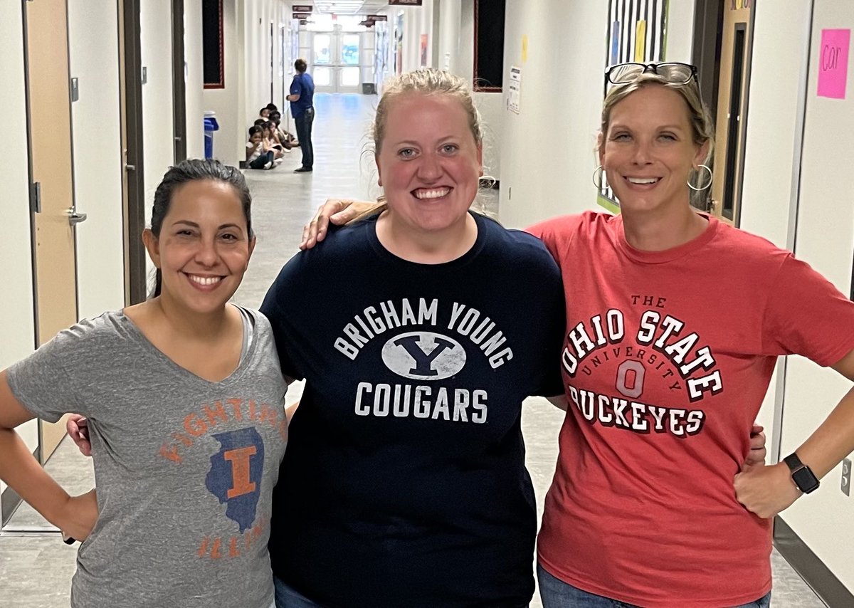 Our cocurr and Pre-K teams were excited to show off their #KISDCollegeColors spirit today! 🎉