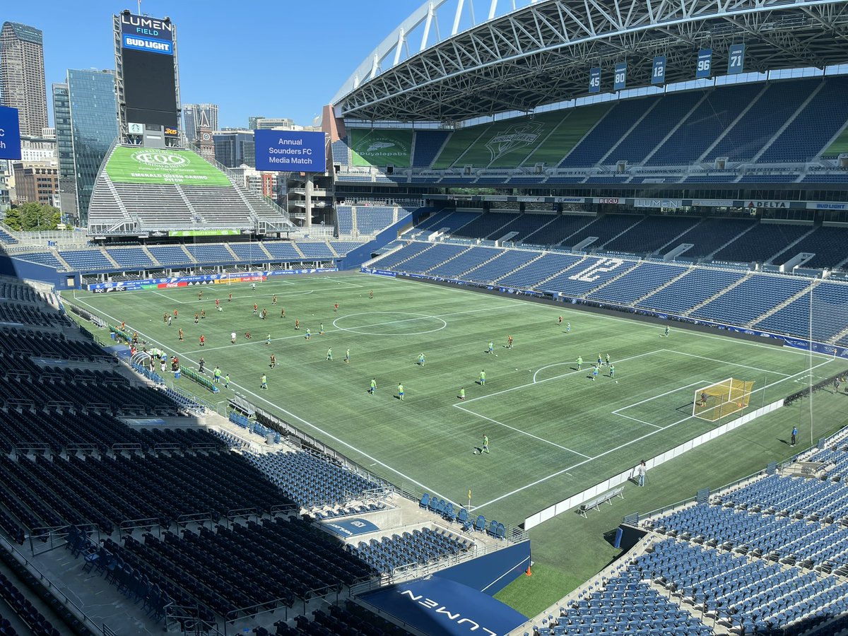 Annual Sounders FC Media Match. Always a fun event!