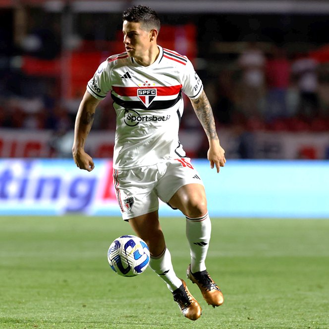 James Rodríguez pelo @SaoPauloFC: ⚔️5 jogos (2 titular) 🅰️1 assistência ⏰176 mins jogados 🔑5 passes decisivos (!) 🛠️2 grandes chances criadas ( - Thread from Sofascore Brazil @SofascoreBR - Rattibha