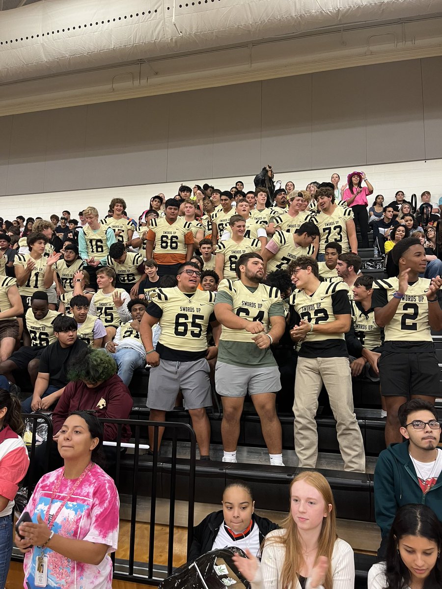 First pep rally of the year was absolutely! ⚔️ <a href="/SeguinHSTx/">Seguin High School</a> <a href="/SeguinISD/">Seguin ISD</a> <a href="/SeguinCTE/">Seguin CTE</a> <a href="/Matador_Support/">Seguin ISD Student Services</a> <a href="/lasirena73/">Christine Peréz (ella/she/her)</a> <a href="/DrMattGutierrez/">Matthew Gutiérrez, Ed.D.</a> <a href="/ms_jaramillo/">Andrea Jaramillo</a> <a href="/guadsonamission/">Angel Guadarrama</a> <a href="/BiancaDuvall2/">Bianca Duvall</a>