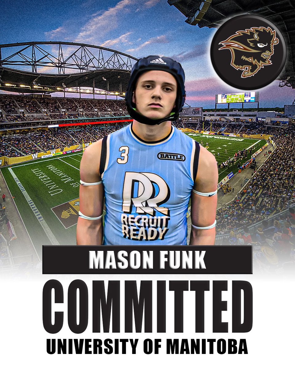 Congrats @recruitready Baller @MasonFunk12 on his Commit to @umbisonfootball!

This Long, Athletic Baller can play Safety, LB and can Rush the passer! 

Congrats to Mason and the Whole Funk Family!

#RRFAM
