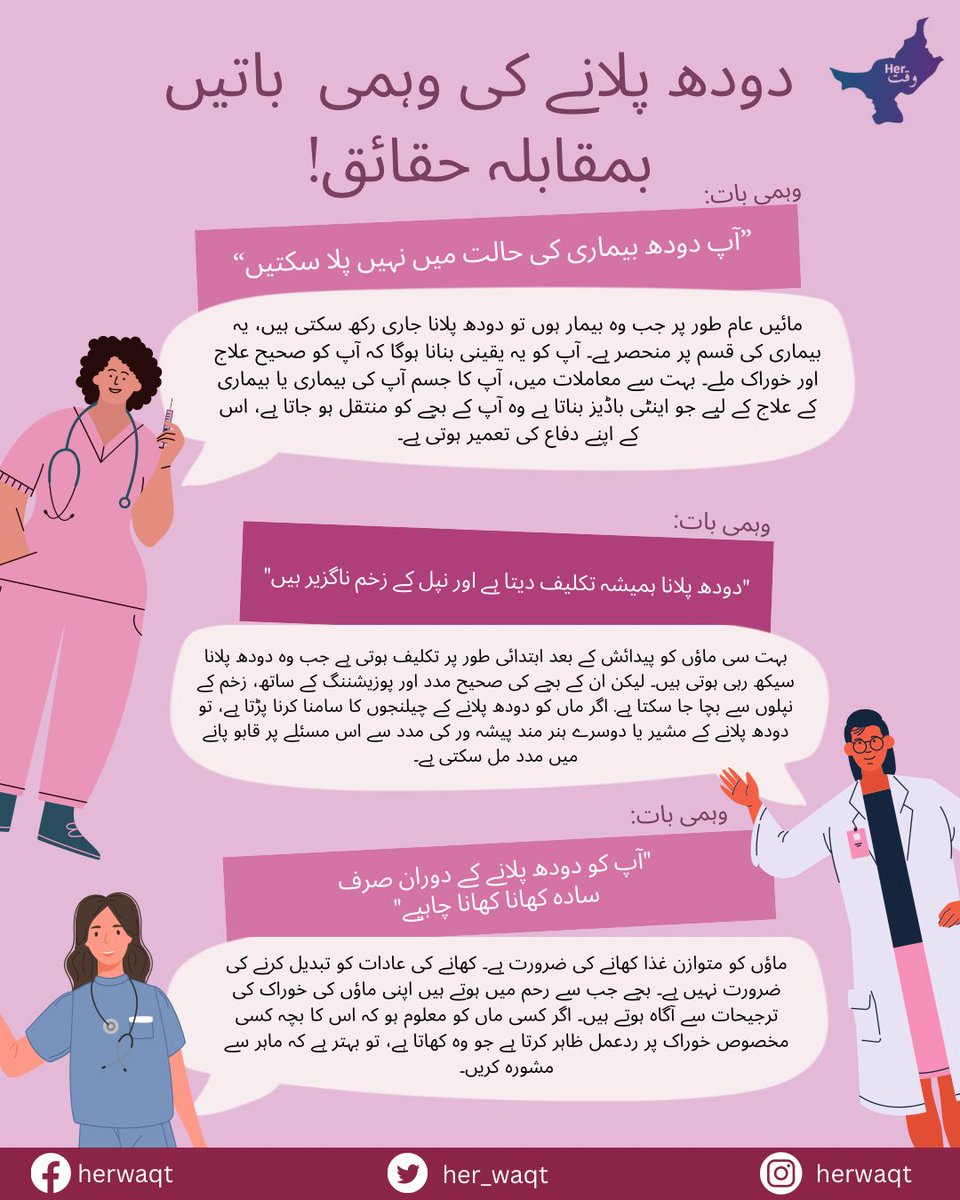 Many new mothers in our society fall victim to misconceptions regarding breastfeeding. It is important for everyone to debunk these myths as breastfeeding directly affects the mother's and her baby's health. Here we have shared a few of the most common ones. Eager to hear yours!