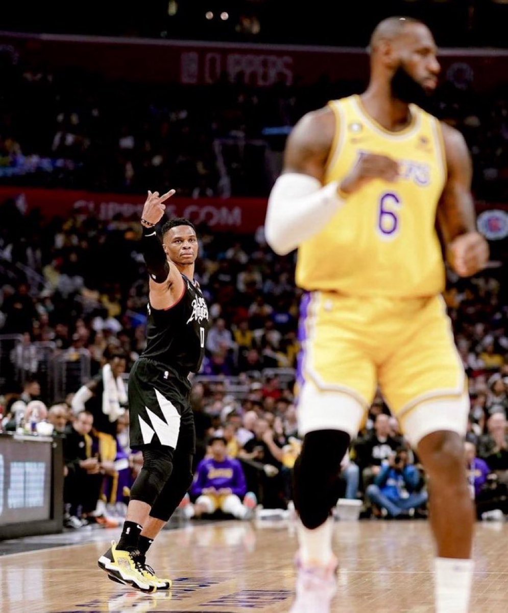 ProphetX_Hoops's tweet photo. Russell Westbrook on his relationship with LeBron:

"There is none." https://t.co/Cyo6gP4WZ7