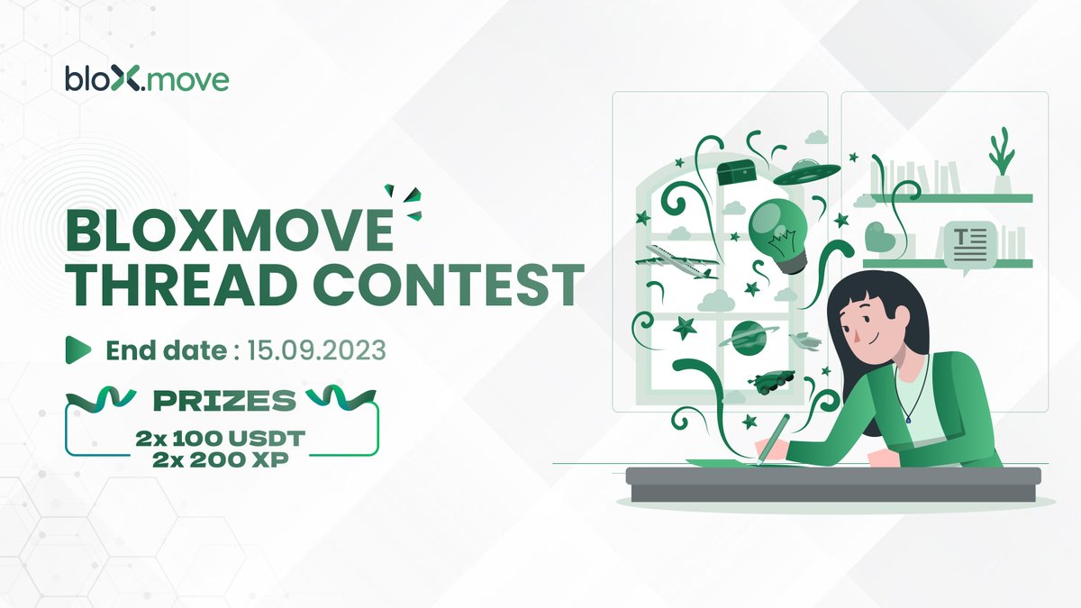 BloXmove's tweet image. Hi bloXmovers!

We are pleased to announce the launch of the #BloxmoveThreadContest, inviting you to engage in thoughtful discussions.
