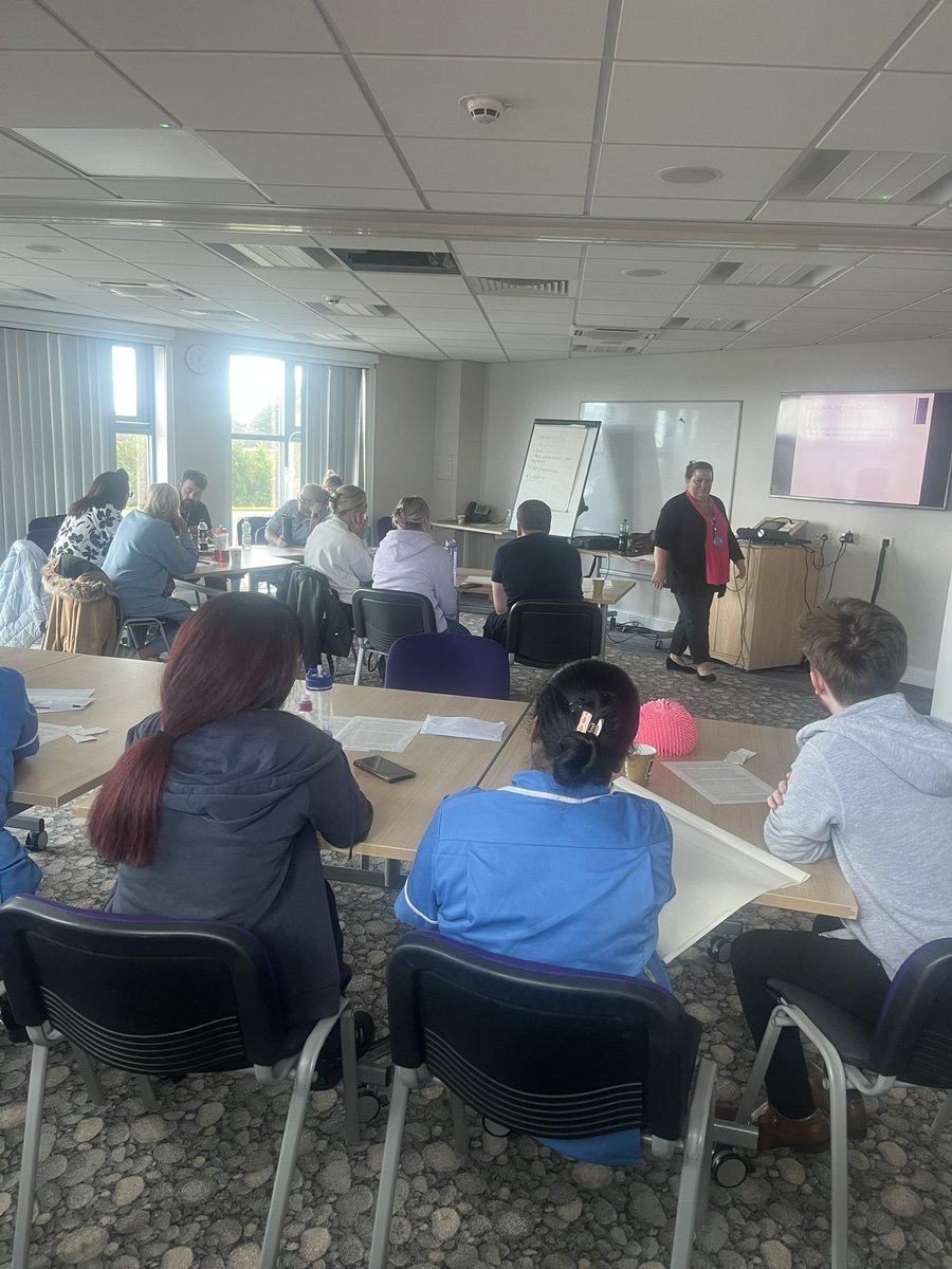NemeaJade's tweet photo. Today we had Day 1 of our female acute training at the Harbour 📝 love bringing the two wards together, everyone was really engaged in sharing experiences and learning… looking forward to Day 2 on Monday @ShakespeareWar2 @StevensonWard1 @Danirob93 @meg_wilson19 @RomyIreton https://t.co/jcVleS9bYq